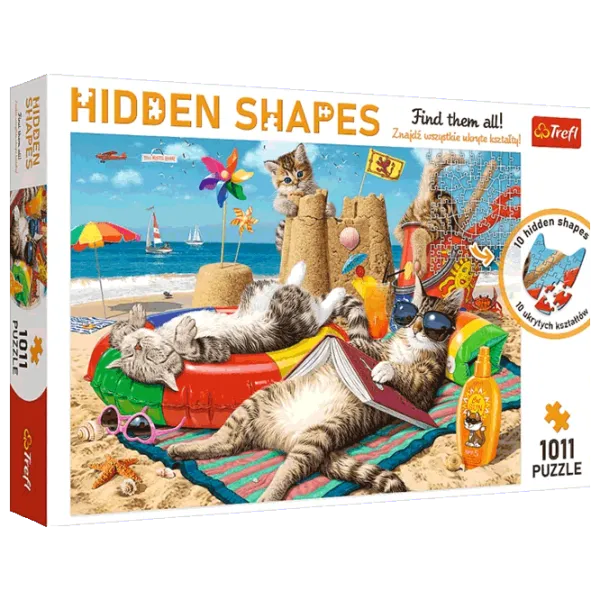 Puzzle Trefl The kittens' escape 12+/ Numărul de piese: 1000 photo 1 Puzzle Trefl The kittens' escape 12+/ Numărul de piese: 1000 photo 1