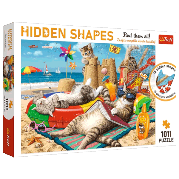 Puzzle Trefl The kittens' escape 12+/ Numărul de piese: 1000 photo 1 Puzzle Trefl The kittens' escape 12+/ Numărul de piese: 1000 photo 1