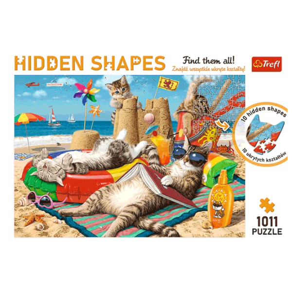 Puzzle Trefl The kittens' escape 12+/ Numărul de piese: 1000 photo 2 Puzzle Trefl The kittens' escape 12+/ Numărul de piese: 1000 photo 2