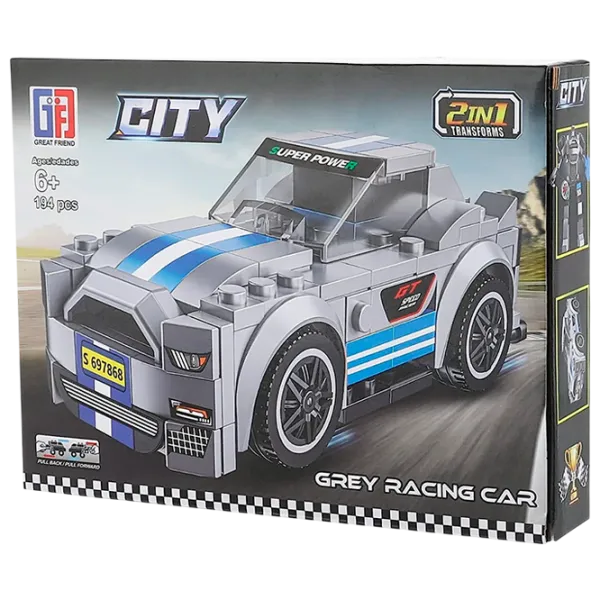 Конструктор ChiToys 918608 Автомобиль/ Серый photo 1 Конструктор ChiToys 918608 Автомобиль/ Серый photo 1