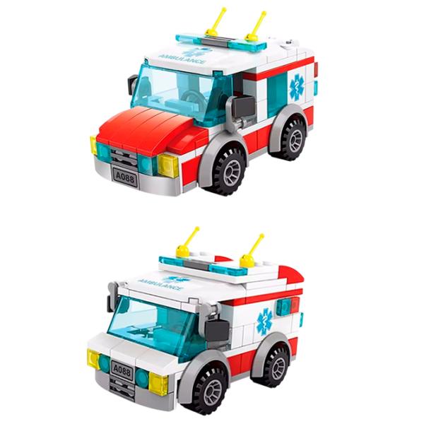 Constructor ChiToys 28633 Ambulance/ Multicolor photo 2 Constructor ChiToys 28633 Ambulance/ Multicolor photo 2