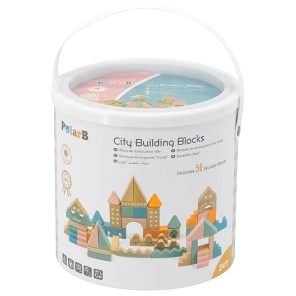 Конструктор PolarB City  Кубик/ Разноцветный photo 1