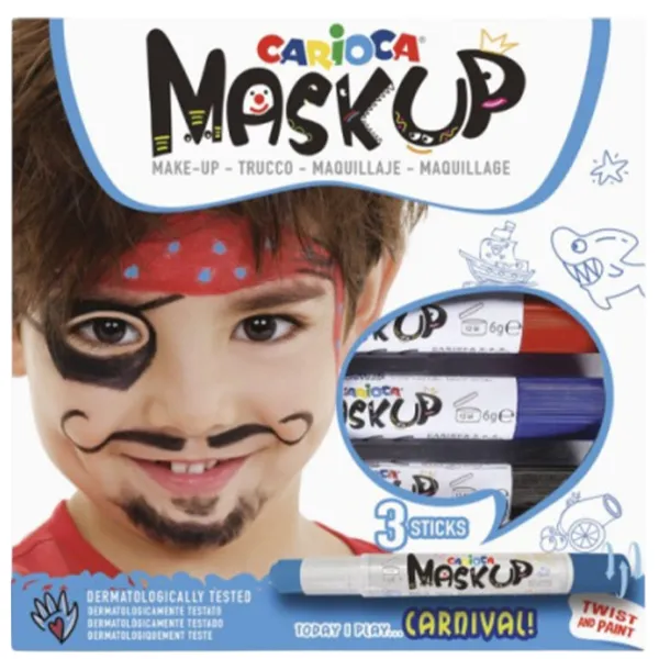 Карандаши для рисования лица Carioca Carnaval  Разноцветные / 3 photo 1 Карандаши для рисования лица Carioca Carnaval  Разноцветные / 3 photo 1