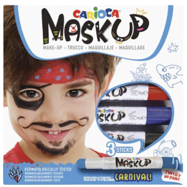 Карандаши для рисования лица Carioca Carnaval  Разноцветные / 3 photo 1 Карандаши для рисования лица Carioca Carnaval  Разноцветные / 3 photo 1