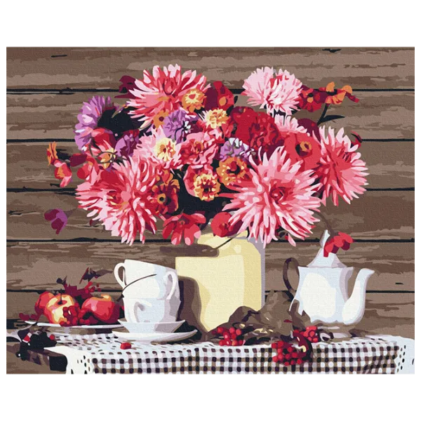 Pictură pe numere BrushMe Natură statică de țară BS52769 50 x 40 cm / Orizontală photo 1