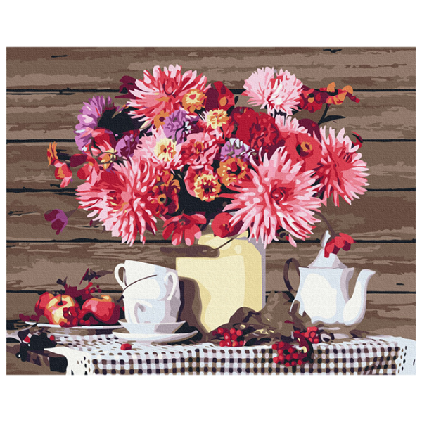 Pictură pe numere BrushMe Natură statică de țară BS52769 50 x 40 cm / Orizontală photo 1