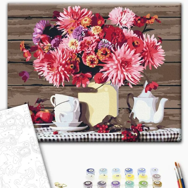 Pictură pe numere BrushMe Natură statică de țară BS52769 50 x 40 cm / Orizontală photo 2