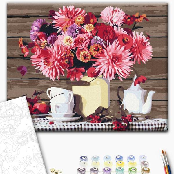 Pictură pe numere BrushMe Natură statică de țară BS52769 50 x 40 cm / Orizontală photo 2