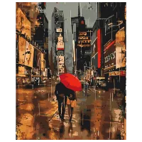 Картина по номерам BrushMe Урбанистическая романтика BS53979 50 x 40 см / Вертикальная