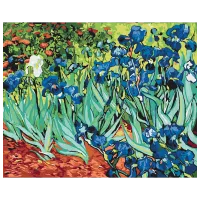 Картина по номерам BrushMe Ирисы. Ван Гог BS51339 50 x 40 см / Горизонтальная