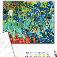 Pictură pe numere BrushMe Irisi. Van Gogh BS51339 50 x 40 cm / Orizontală photo 3