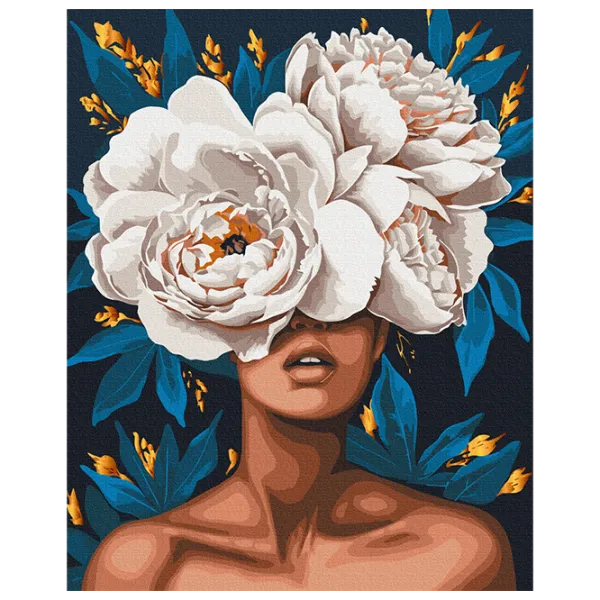 Pictură pe numere BrushMe Aroma bujorilor BS54010 50 x 40 cm / Verticală photo 1 Pictură pe numere BrushMe Aroma bujorilor BS54010 50 x 40 cm / Verticală photo 1