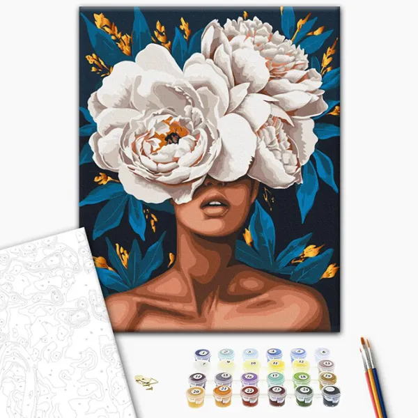 Pictură pe numere BrushMe Aroma bujorilor BS54010 50 x 40 cm / Verticală photo 3 Pictură pe numere BrushMe Aroma bujorilor BS54010 50 x 40 cm / Verticală photo 3