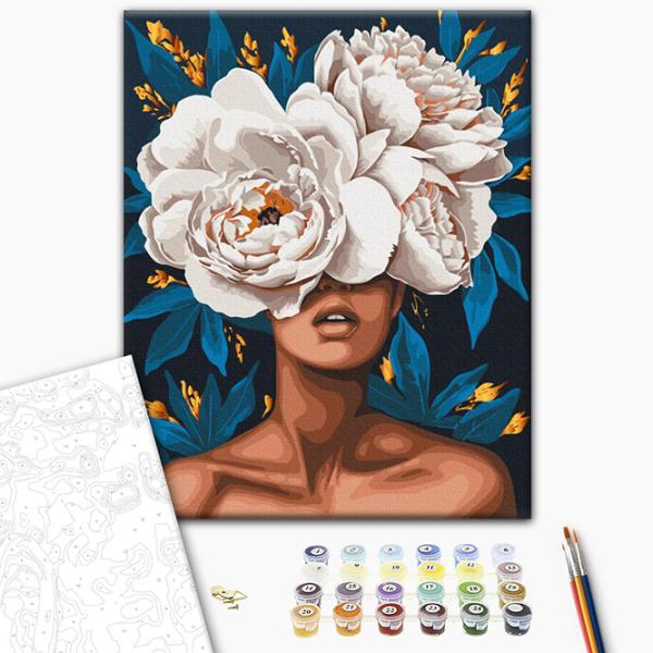 Pictură pe numere BrushMe Aroma bujorilor BS54010 50 x 40 cm / Verticală photo 3 Pictură pe numere BrushMe Aroma bujorilor BS54010 50 x 40 cm / Verticală photo 3