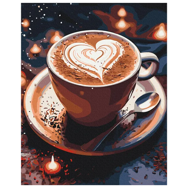 Pictură pe numere BrushMe Aroma dragostei BS53896 50 x 40 cm / Verticală photo 1 Pictură pe numere BrushMe Aroma dragostei BS53896 50 x 40 cm / Verticală photo 1