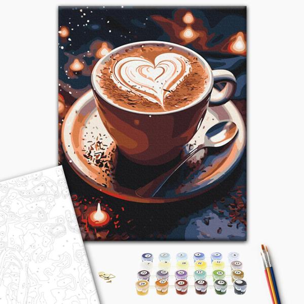 Pictură pe numere BrushMe Aroma dragostei BS53896 50 x 40 cm / Verticală photo 3 Pictură pe numere BrushMe Aroma dragostei BS53896 50 x 40 cm / Verticală photo 3