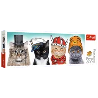 Puzzle Trefl Fluffy team 10+/ Numărul de piese: 500