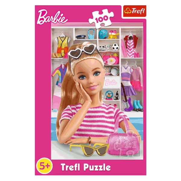 Puzzle Trefl Meet Barbie 5+/ Numărul de piese: 100 photo 2
