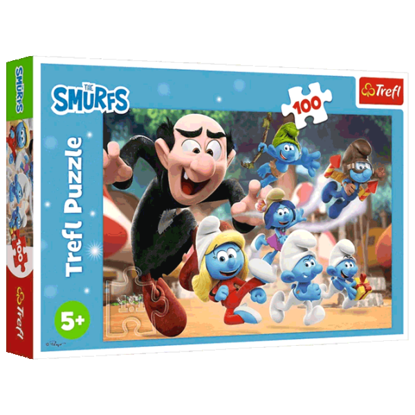 Puzzle Trefl Papa Smurf's lessons 5+/ Количество деталей: 100 photo 1 Puzzle Trefl Papa Smurf's lessons 5+/ Количество деталей: 100 photo 1