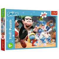 Puzzle Trefl Papa Smurf's lessons 5+/ Количество деталей: 100