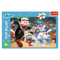 Puzzle Trefl Papa Smurf's lessons 5+/ Numărul de piese: 100 photo 2