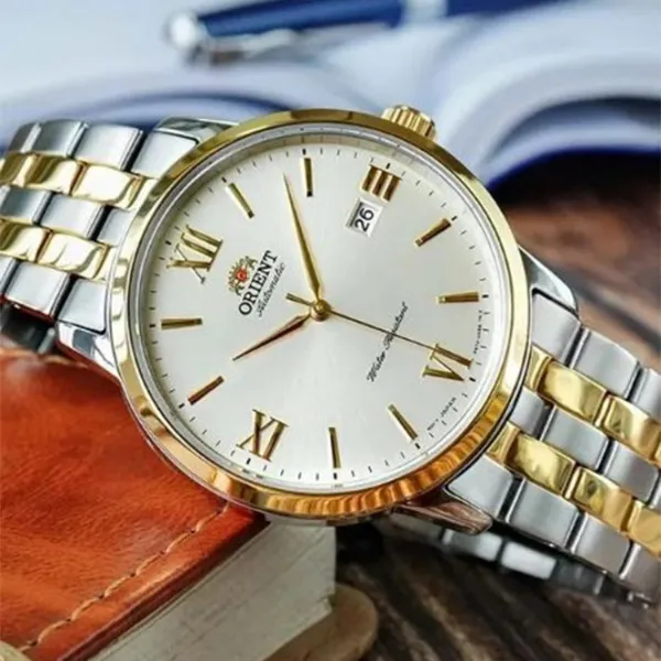 Ceas de mână pentru bărbați Orient RA-AC0F08G30B Mecanic / 42 mm photo 2