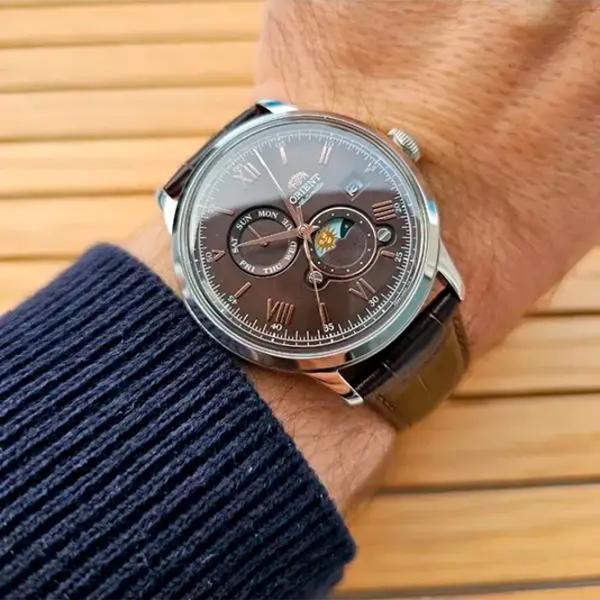 Ceas de mână pentru bărbați Orient RA-AK0804Y30B Mecanic / 42 mm photo 2 Ceas de mână pentru bărbați Orient RA-AK0804Y30B Mecanic / 42 mm photo 2