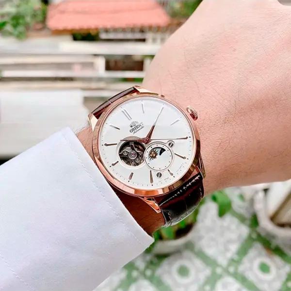 Ceas de mână pentru bărbați Orient RA-AS0102S30B Mecanic / 42 mm photo 4