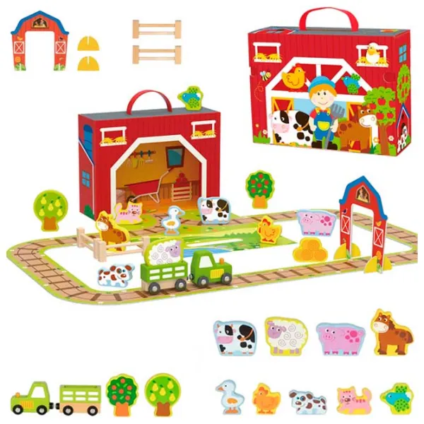 Joc de masă Tooky Toy Jocul la fermă 3+/ Dezvoltare photo 3