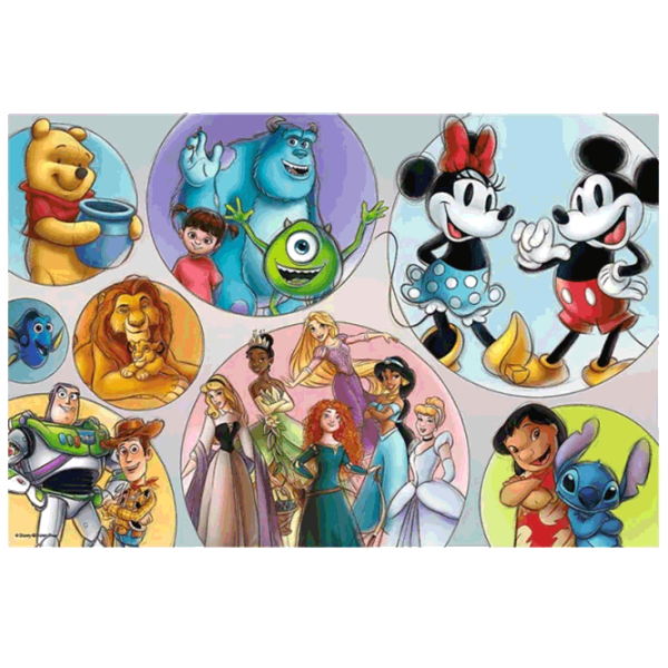 Puzzle Trefl The multicolored world of Disney 6+/ Количество деталей: 160 photo 2 Puzzle Trefl The multicolored world of Disney 6+/ Количество деталей: 160 photo 2