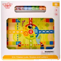 Joc de masă Tooky Toy 2 in 1 Ludo Snakes 3+/ Dezvoltare