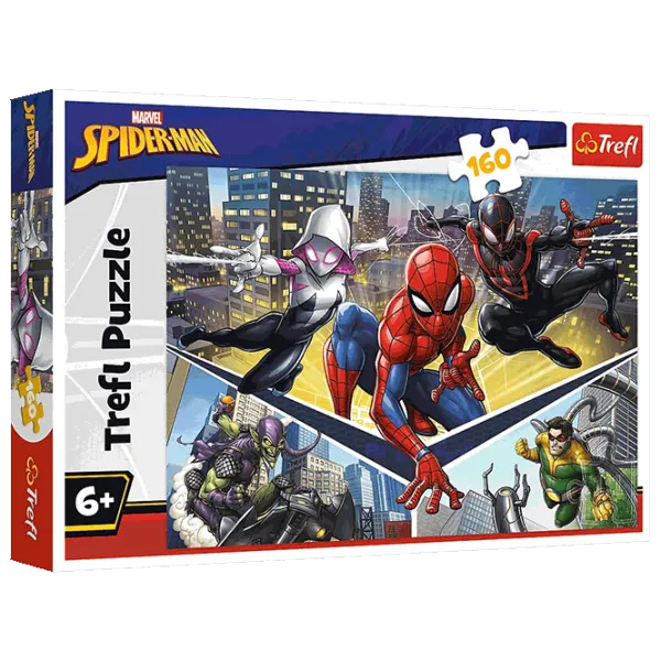 Puzzle Trefl Spiderman Power 6+/ Numărul de piese: 160 photo 1