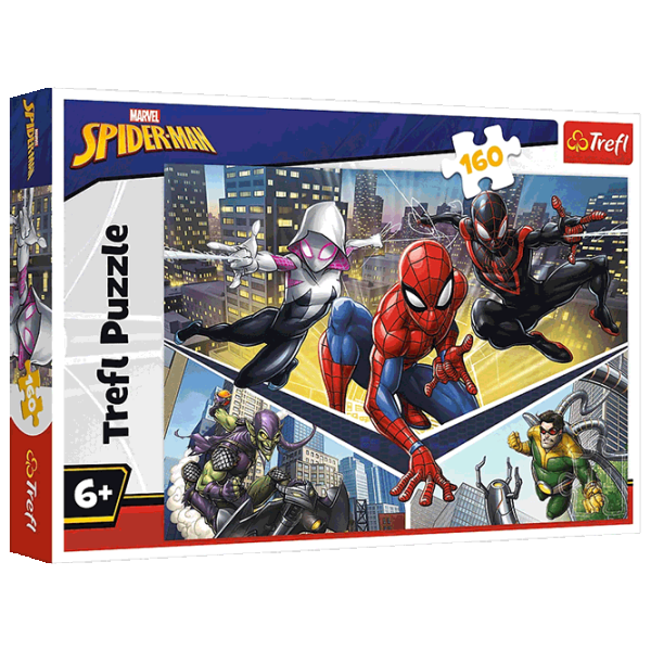 Puzzle Trefl Spiderman Power 6+/ Numărul de piese: 160 photo 1