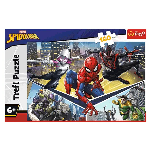 Puzzle Trefl Spiderman Power 6+/ Numărul de piese: 160 photo 2