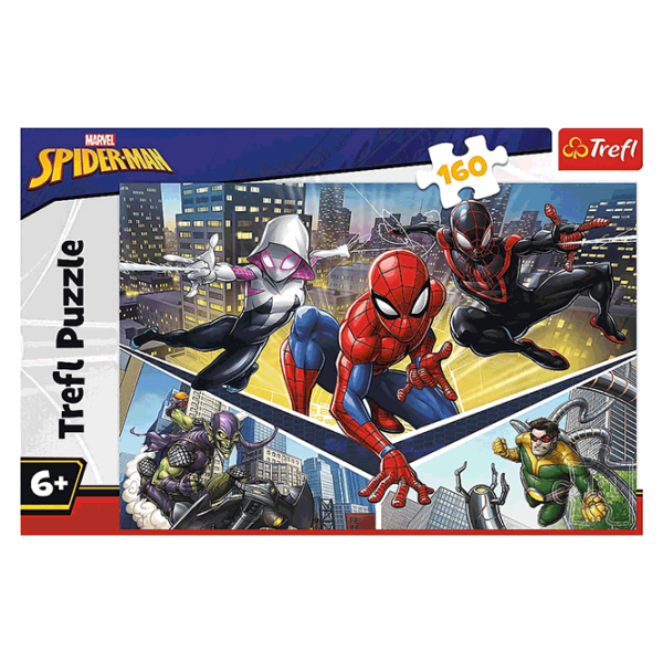Puzzle Trefl Spiderman Power 6+/ Numărul de piese: 160 photo 2