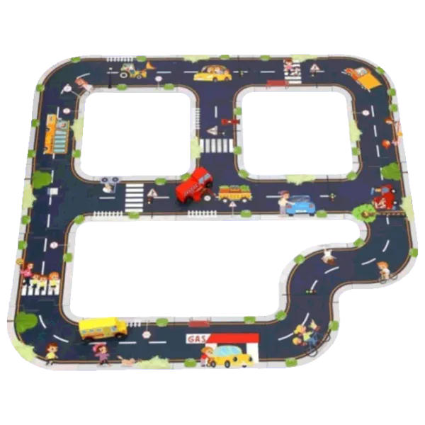 Puzzle Tooky Toy Drumul Orășenesc 3+/ Numărul de piese: 20 photo 2