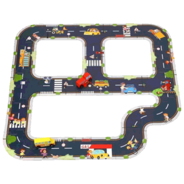 Puzzle Tooky Toy Drumul Orășenesc 3+/ Numărul de piese: 20 photo 2