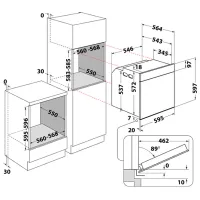 Духовой шкаф Whirlpool WOI5S8PM2SWA 3450 Вт/ Белый photo 9