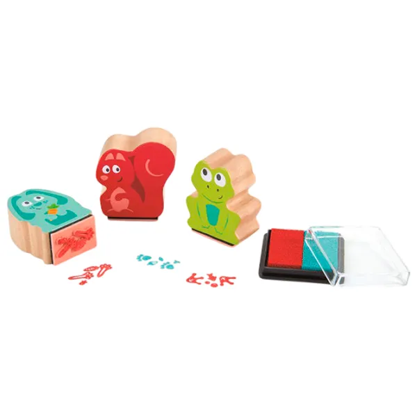 Set de ștampile Hape 7260 6943478029231 3+ / Multicolor photo 2
