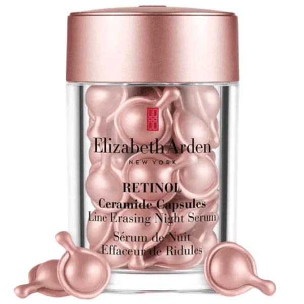 Сыворотка для лица Elizabeth Arden RETINOL CERAMIDE CAPSULES LINE ERASING NIGHT SERUM  / Все типы photo 1