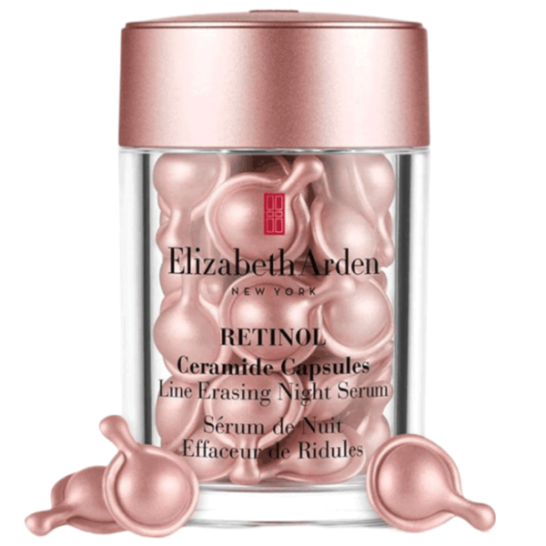 Сыворотка для лица Elizabeth Arden RETINOL CERAMIDE CAPSULES LINE ERASING NIGHT SERUM  / Все типы photo 1