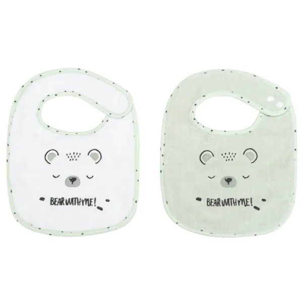 Слюнявчик Kikka Boo Bear With Me  Классическая / Хлопок / Мятный photo 1 Слюнявчик Kikka Boo Bear With Me  Классическая / Хлопок / Мятный photo 1