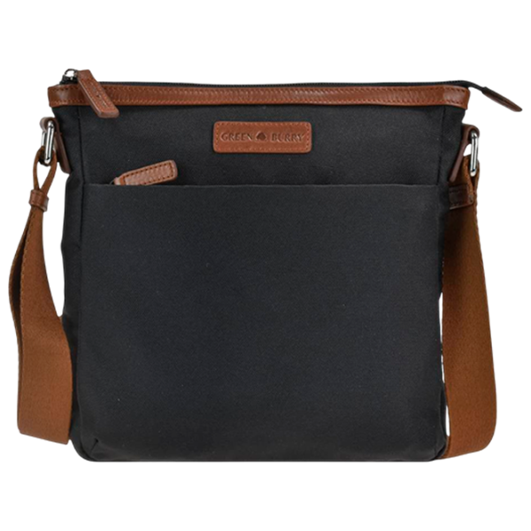 Сумка плечевая Greenburry Iris  / Brown Cognac Black /  photo 1