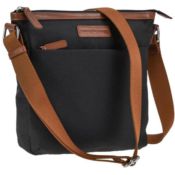 Сумка плечевая Greenburry Iris  / Brown Cognac Black /  photo 3