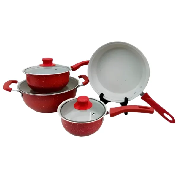 Набор кастрюль 4Life HotChef  Алюминий / Красный photo 1