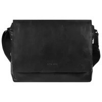 Сумка плечевая Greenburry Pure Black  / Metal Черный / 