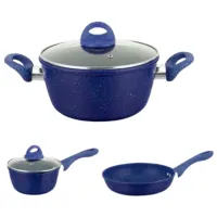 Set de cratițe 4Life Houchu  Aluminiu / Blue