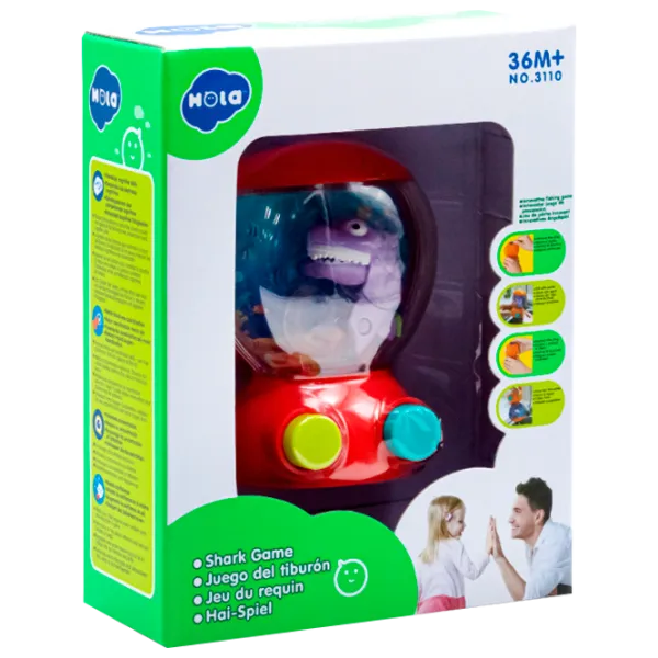 Joc de masă Hola Toys Hungry Shark 3+/ Dezvoltare photo 1 Joc de masă Hola Toys Hungry Shark 3+/ Dezvoltare photo 1
