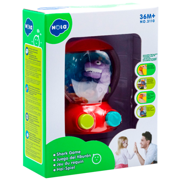 Joc de masă Hola Toys Hungry Shark 3+/ Dezvoltare photo 1 Joc de masă Hola Toys Hungry Shark 3+/ Dezvoltare photo 1