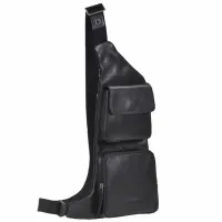 Geantă de umăr Greenburry Pure Black / Metal Black / photo 5